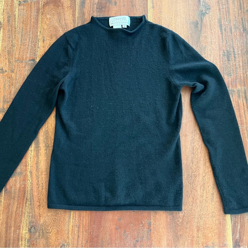 Black Cashmere Sweater Saks Fifth Avenue